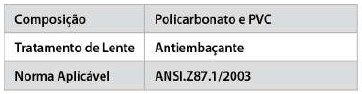 Especificações Técnicas SS 9